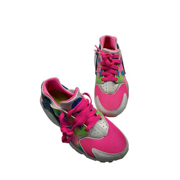 Nike Air Huarache Run Print GS Pink Blast 704946-601 Size 5Y Pink - Picture 12 of 12